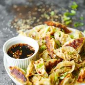 Garlic Ginger Chicken Potstickers